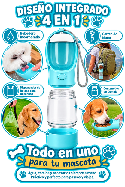 Botella 2 en 1 para Perros